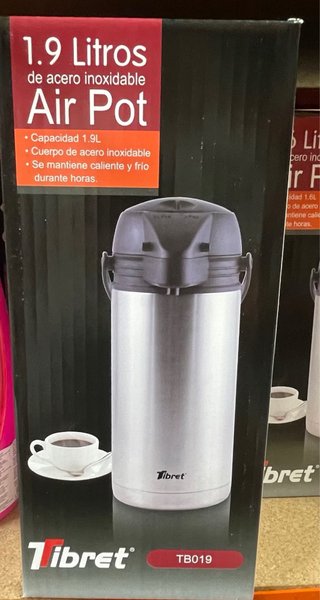 Termo Air Pot Acero Inoxidable 1.9L