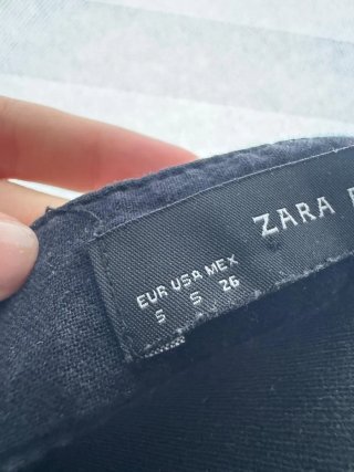 Blusa romantica  Zara Negra Talla S/M