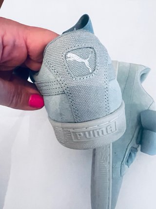 Zapatillas Puma Azules con Lazos