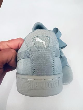 Zapatillas Puma Azules con Lazos