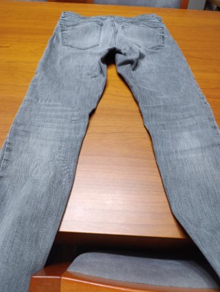 Pantalón vaquero mujer talla 38 gris