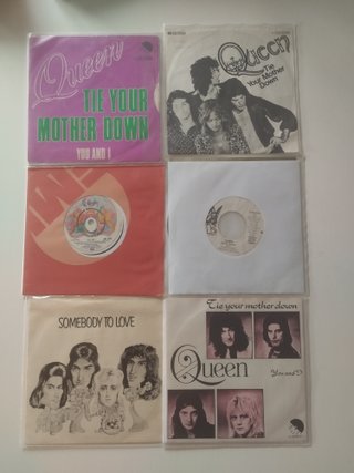 Queen Lote 7" Singles (Elektra, EMI)