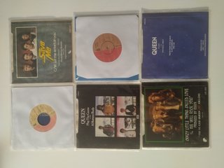 Queen Lote 7" Singles (Elektra, EMI)