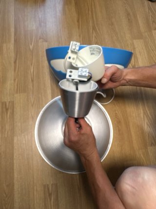 2 Lámparas Techo Ikea Azul/Plata