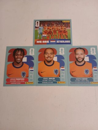 Cromos Panini Mundial Países Bajos