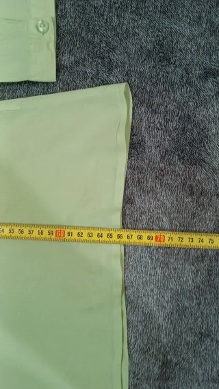 Blusa fluida manga larga verde lima