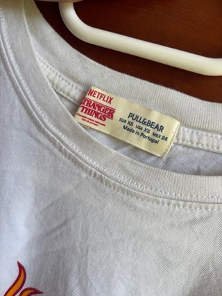 Camiseta Stranger Things Pull&Bear Talla XS