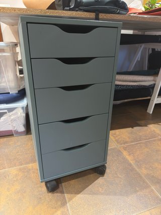 Escritorio ALEX IKEA con cajoneras