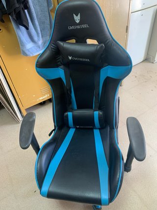 Silla Gaming Oversteel Negra y Azul