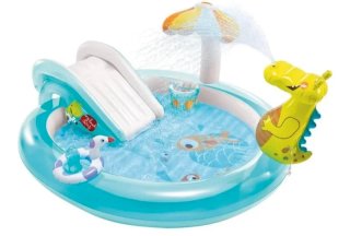 Piscina inflable infantil con tobogán
