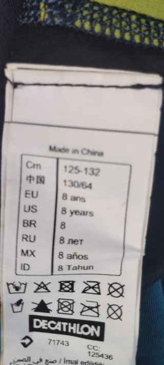 Neopreno niño/a 8 años sin estrenar