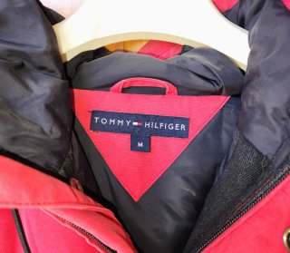 Abrigo Tommy Hilfiger color rojo