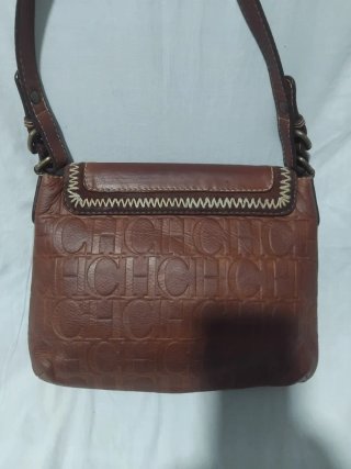 Bolso Carolina Herrera Marrón Piel