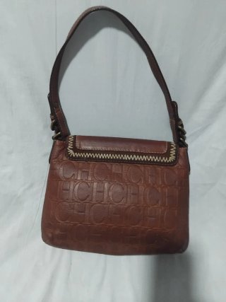 Bolso Carolina Herrera Marrón Piel