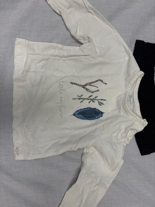 Lote 3 camisetas bebé manga larga T.68