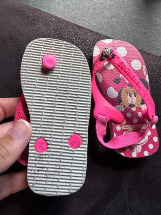 Chinelos Havaianas Minnie Mouse Criança 21 Brasil
