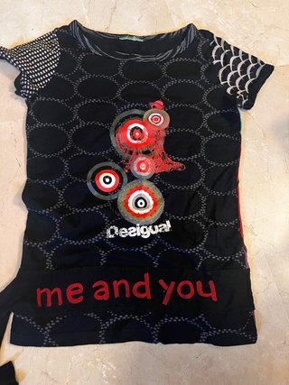 Camiseta Desigual Talla M Estampada