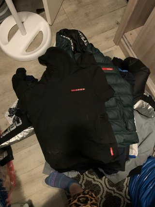Sudadera ICON Negra y Verde