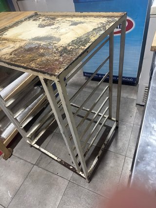 Mesa de bandejas para horno