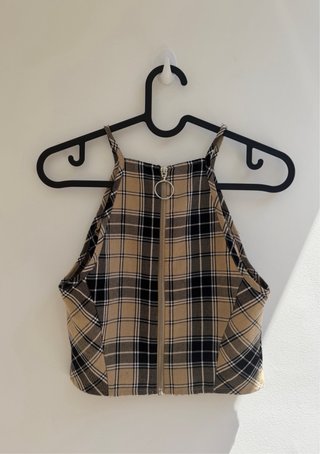 Top Verano Plumas Stradivarius Talla S
