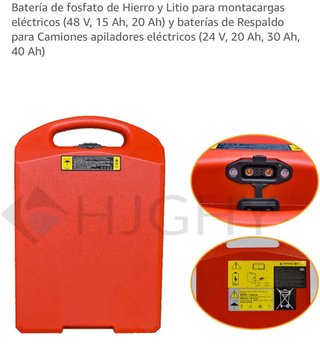 Batería Transpaleta Eléctrica Litio 24v 30ah