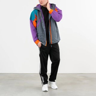 Chaqueta Adidas Retro Naranja y Morado