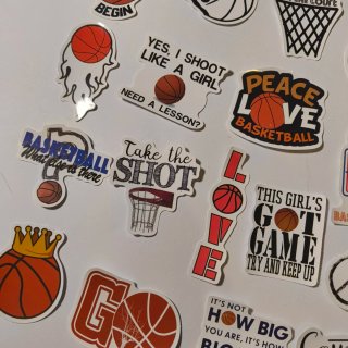 50 Autocolantes de Basquetebol