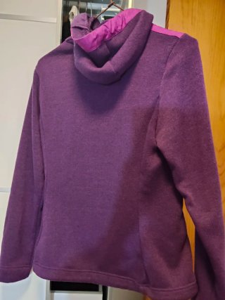 Chaqueta Decathlon Morada con Capucha