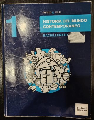 Historia del mundo contemporáneo, 1 Bachillerato