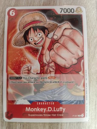 Carta unica! Monkey D. Luffy Demo Deck Pre-errata.