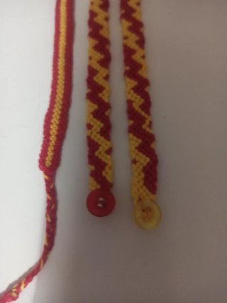 Pulseras de hilos, bandera España