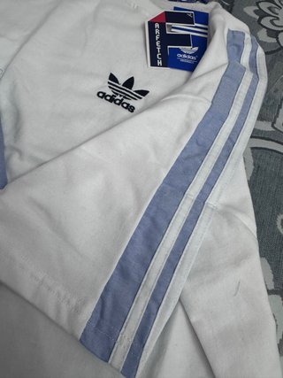 Conjunto Adidas Blanco y Azul