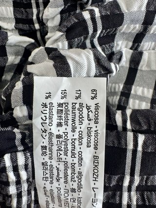 Falda Zara Mini Plisada Cuadros XS
