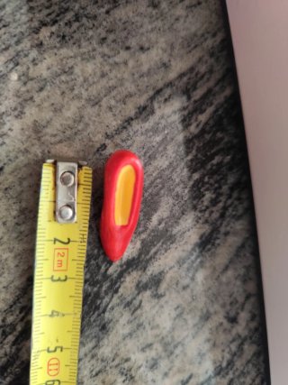 Miniatura cofanetto porcellana con scarpetta