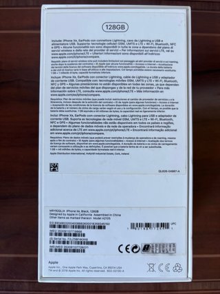 iPhone XR 128GB Negro + Funda + Cargador
