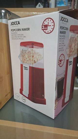 Máquina de Palomitas Roja y Blanca