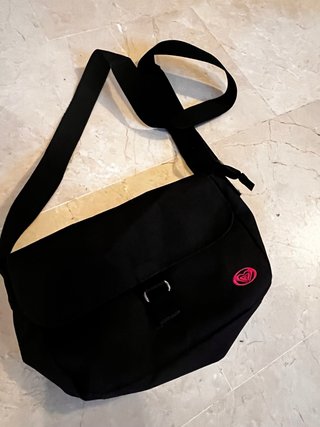 Bolso Roxy Negro y Rosa
