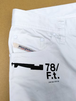 Diesel Vintage Jeans "Liquid Space" Graphic Print