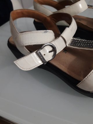 Sandalias Mephisto Blancas Talla 39 Mobils