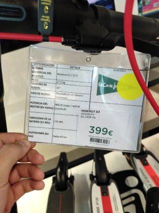 Patinete Eléctrico Segway Ninebot E3 Pro E