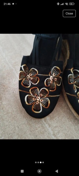 Zeppe donna con fiori