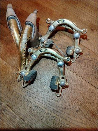 Frenos Mafac 2000 Oro Bicicleta Vintage
