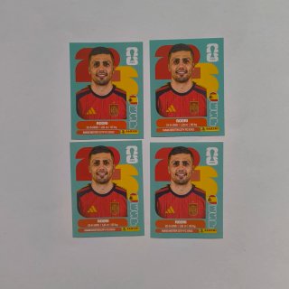 4 Cromos Rodri Espanha World Cup 2026 Panini