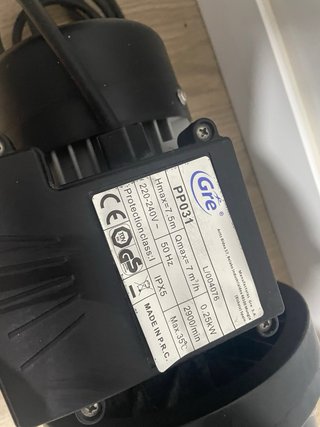 Bomba Piscina GRE PP031 1/3 CV 7000 L/h