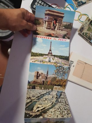 2 Cartoline Parigi: Torre Eiffel e Notre Dame