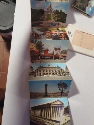 2 Cartoline Parigi: Torre Eiffel e Notre Dame