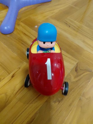 Coche Pocoyó Grande Rojo