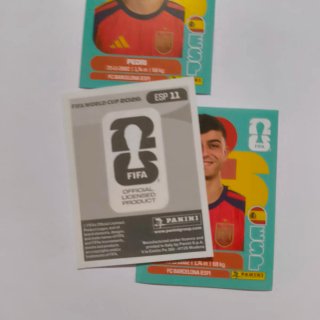 3 Cromos Pedri Espanha Copa do Mundo 2026