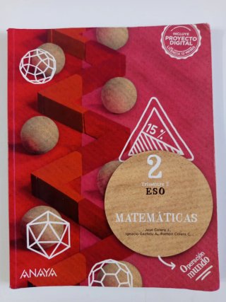 Libros de matemáticas 2°ESO
