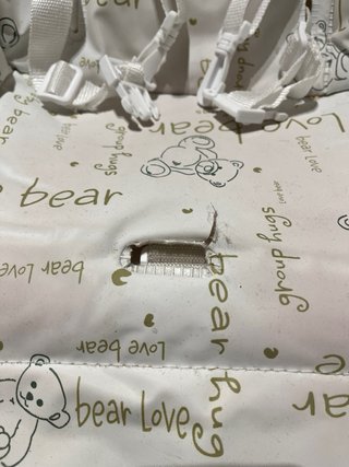 Trona de bebé con estampado de ositos